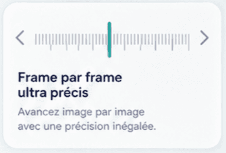 Curseur de lecture image par image
